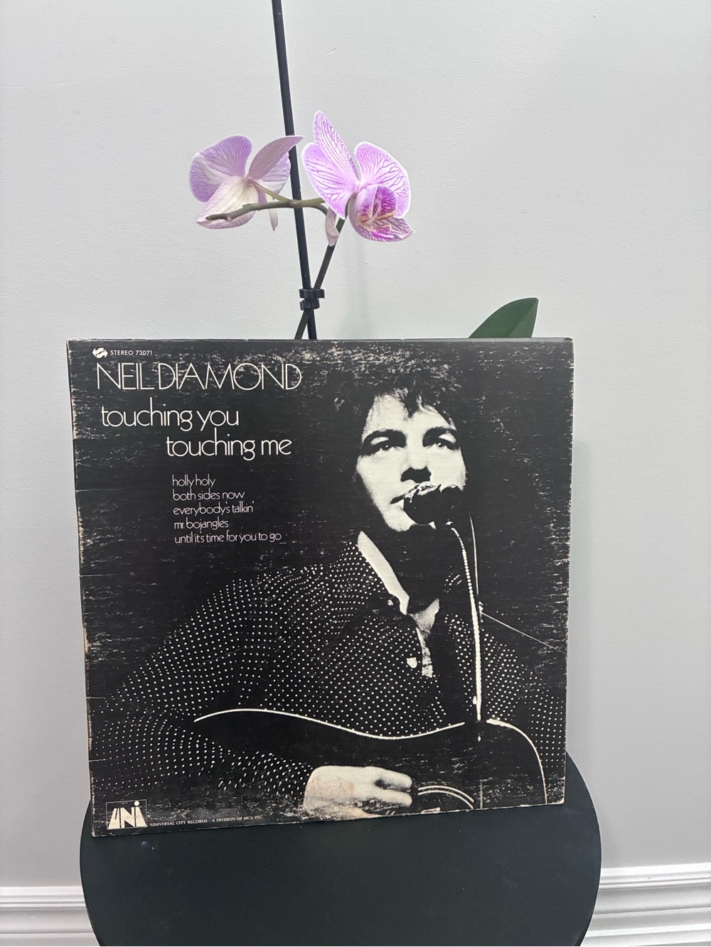 Neil Diamond "Touching You Touching Me" Vinyl Album - Black & White